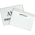 C-Line Products C-Line Pin Style Name Badge, 4in x 3in, Clear, 100/Box 94043